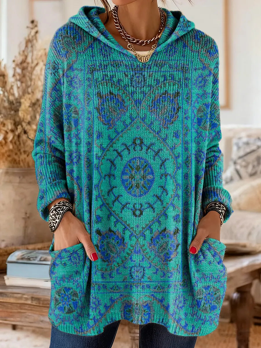 ISLA | COSY HOODED KNIT WITH TUMMY COVERAGE