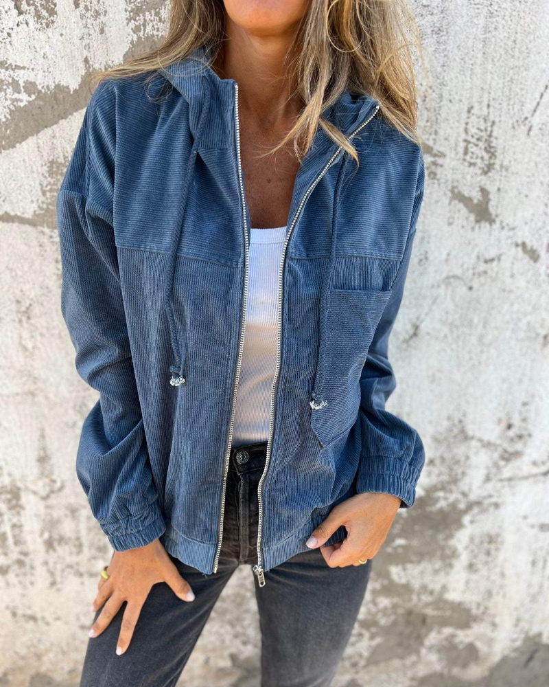 RACHAEL | STYLISH TUMMY COVERING ZIP JACKET