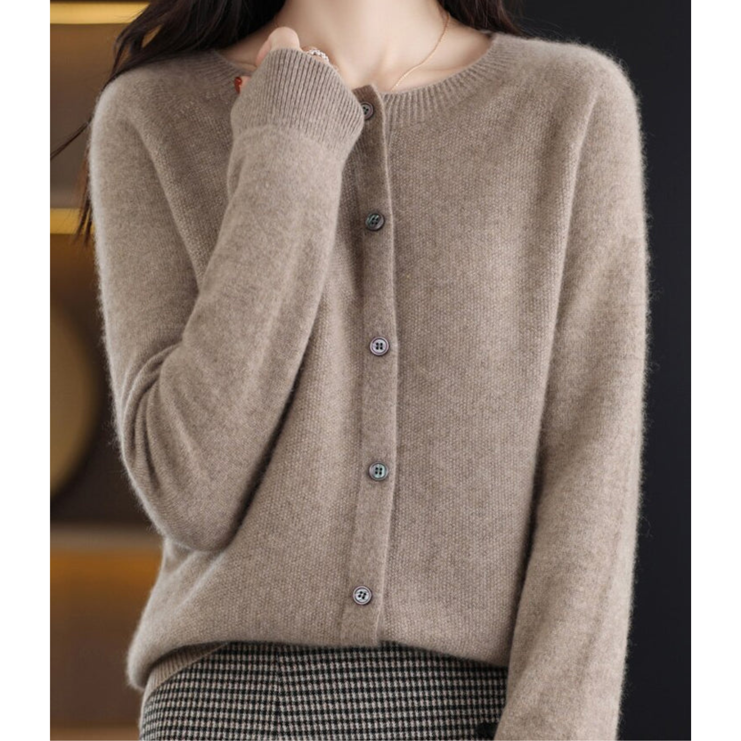 ELANA | SOFT BUTTON KNIT CARDIGAN