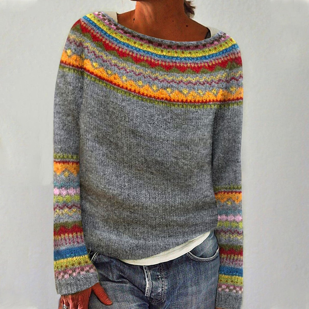 AMERIA | COMFORTABLE RETRO SWEATER