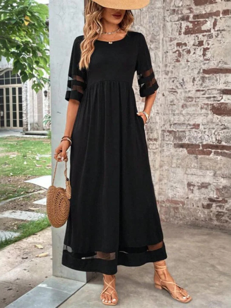 AUBRIELLE | ELEGANT EMPIRE WAIST DRESS
