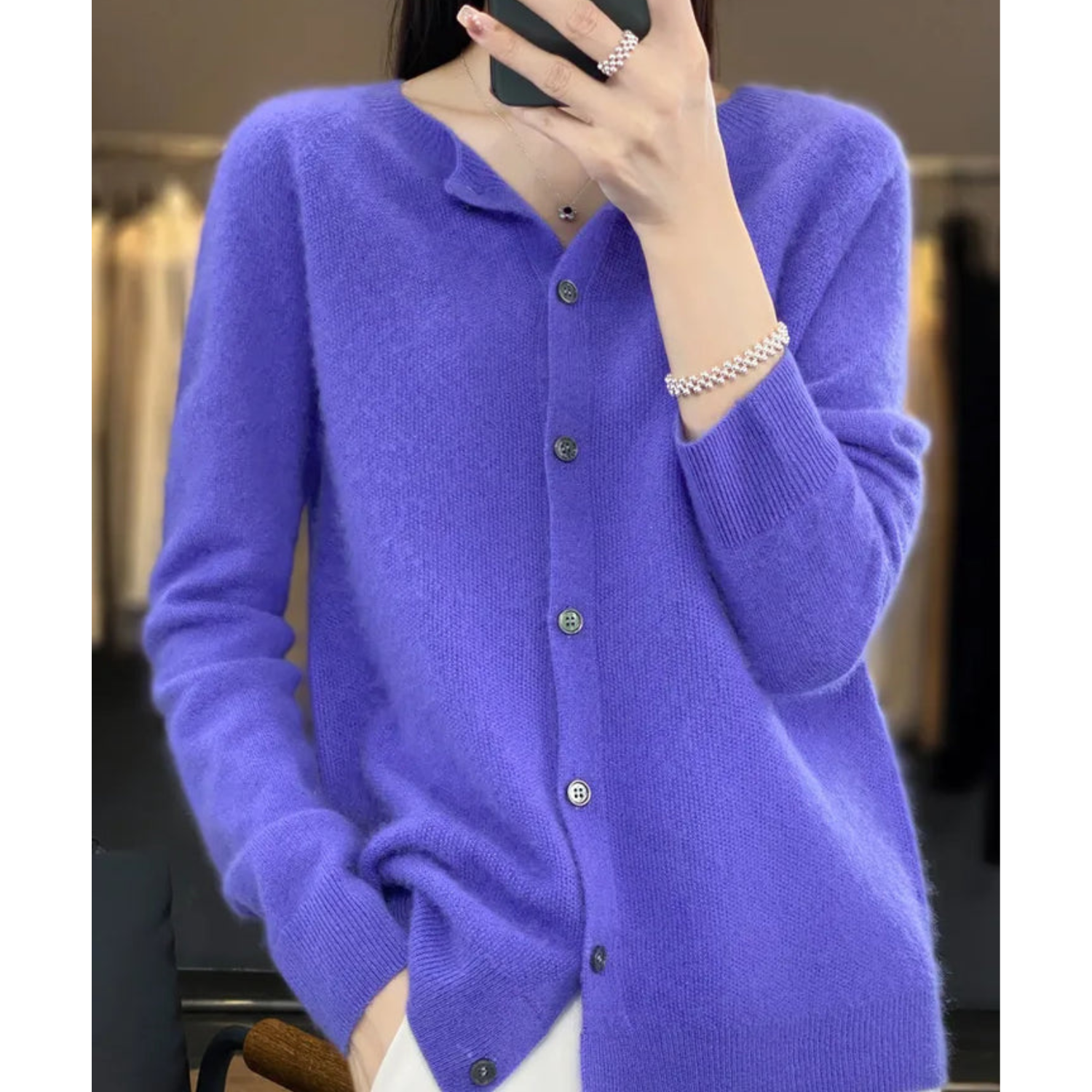 ELANA | SOFT BUTTON KNIT CARDIGAN