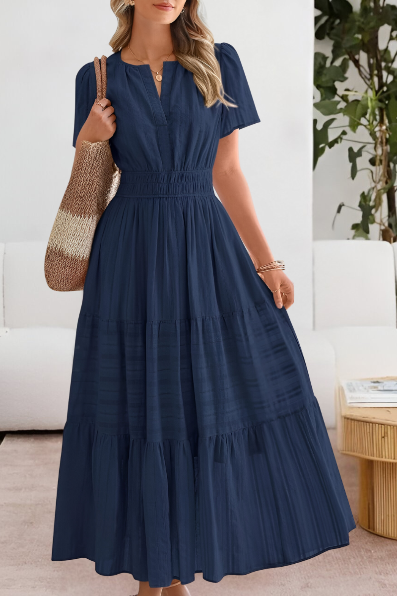LEILA | ELEGANT TUMMY COVERING SUMMER DRESS