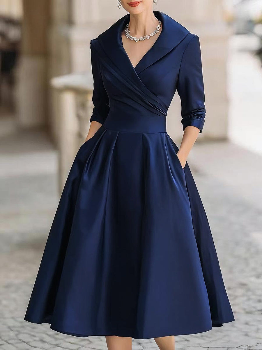 LYVIA | ELEGANT TAILORED MIDI DRESS