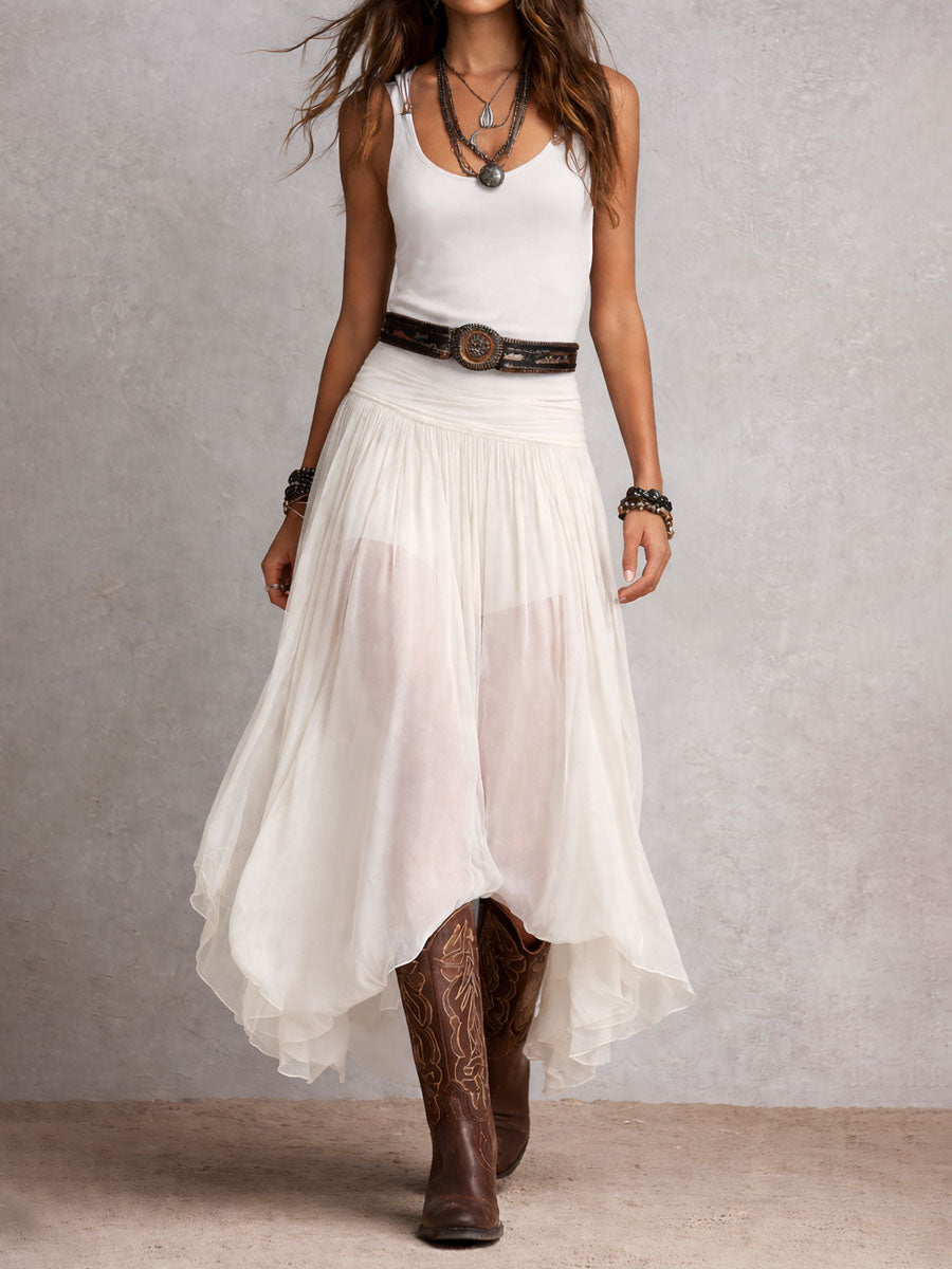 VIVIENNE | STRETCHY FIT TUMMY COVERAGE MIDI DRESS