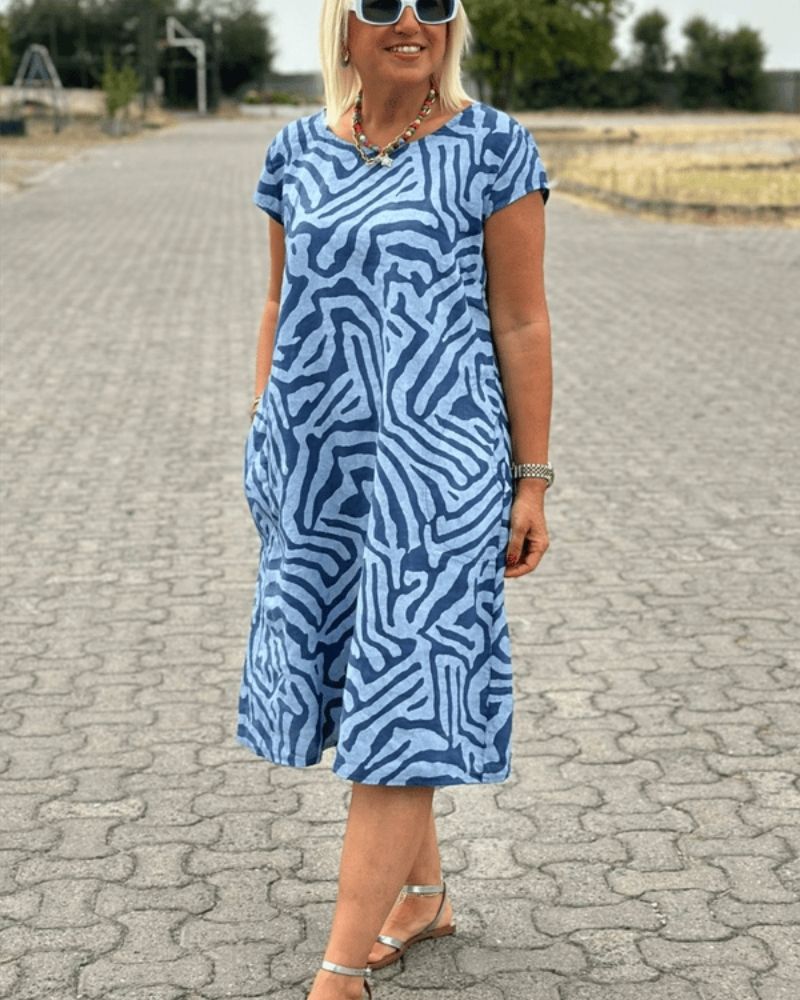 OLIVIA | RELAXED MIDI DRESS WITH TUMMY COVERAGE