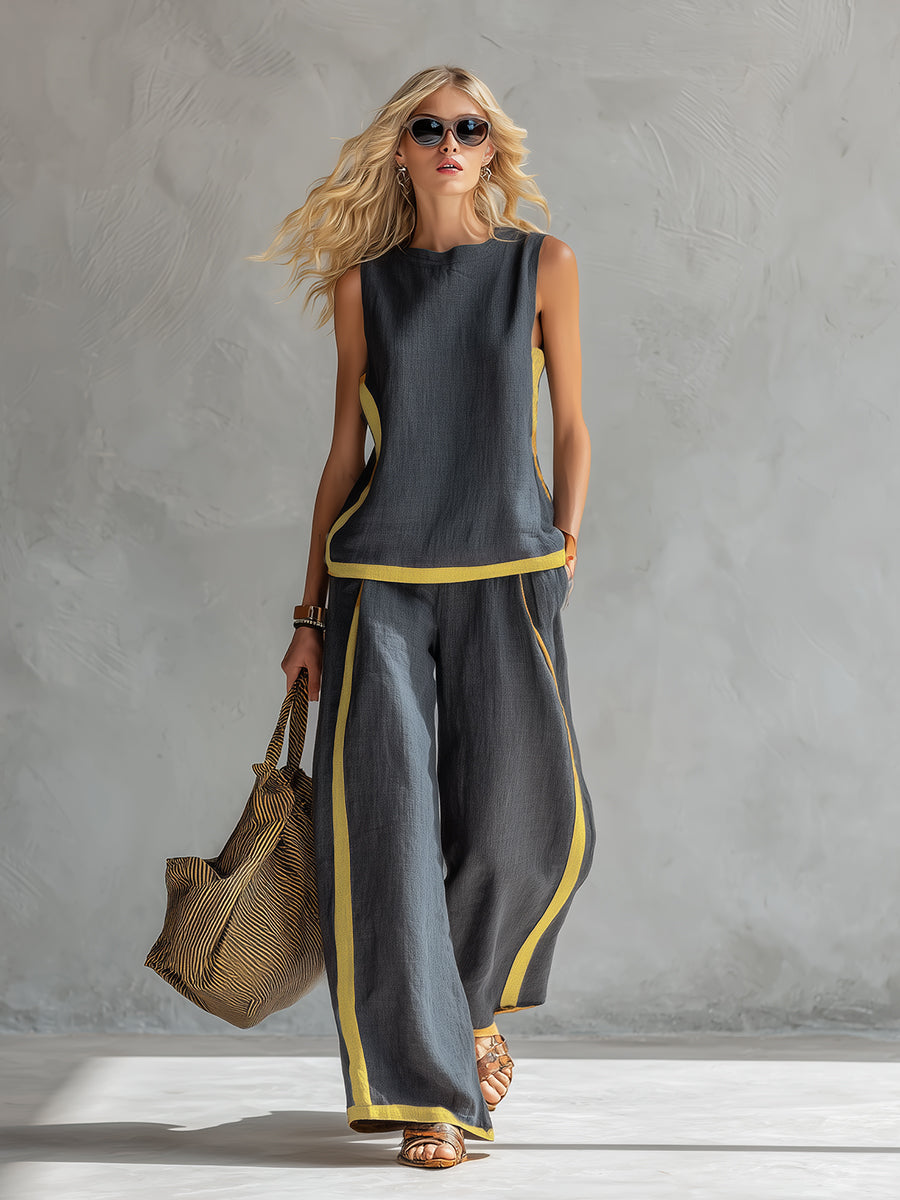 SIENNA | ELEGANT TUMMY COVERING LINEN SET