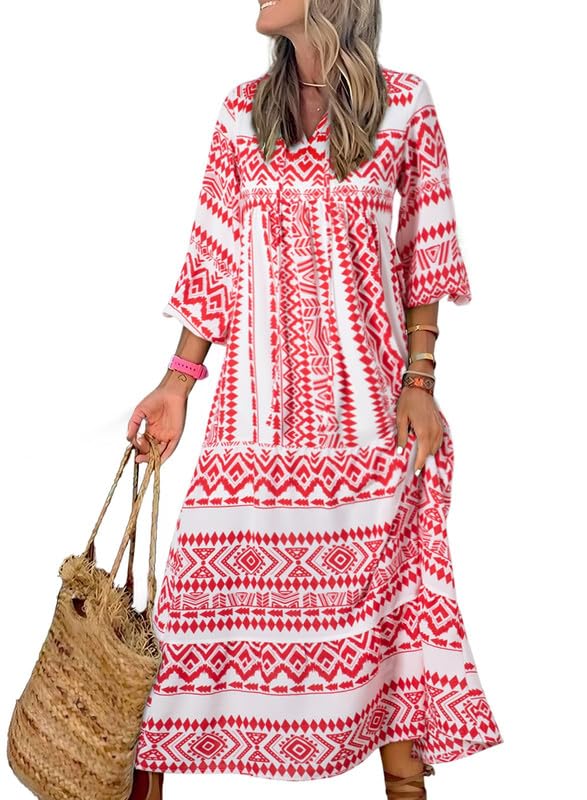 EMILY | FLORAL MAXI DRESS WITH TUMMY COVERAGE