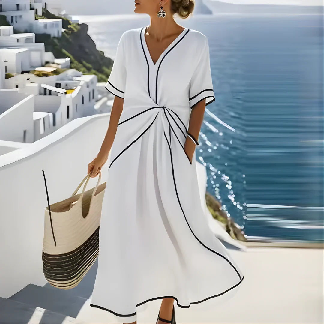 SOFIA | ELEGANT FLATTERING MAXI DRESS