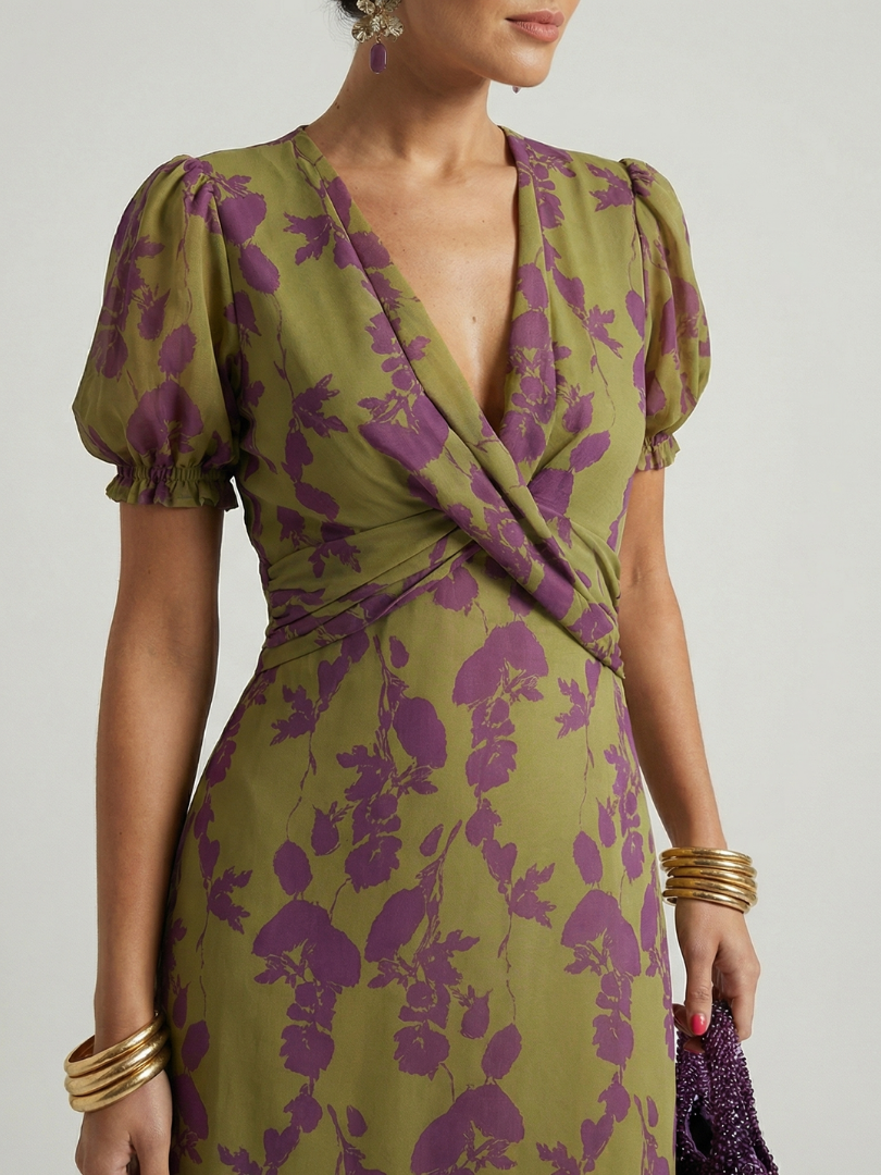 AURELIA | RELAXED FLORAL MIDI DRESS