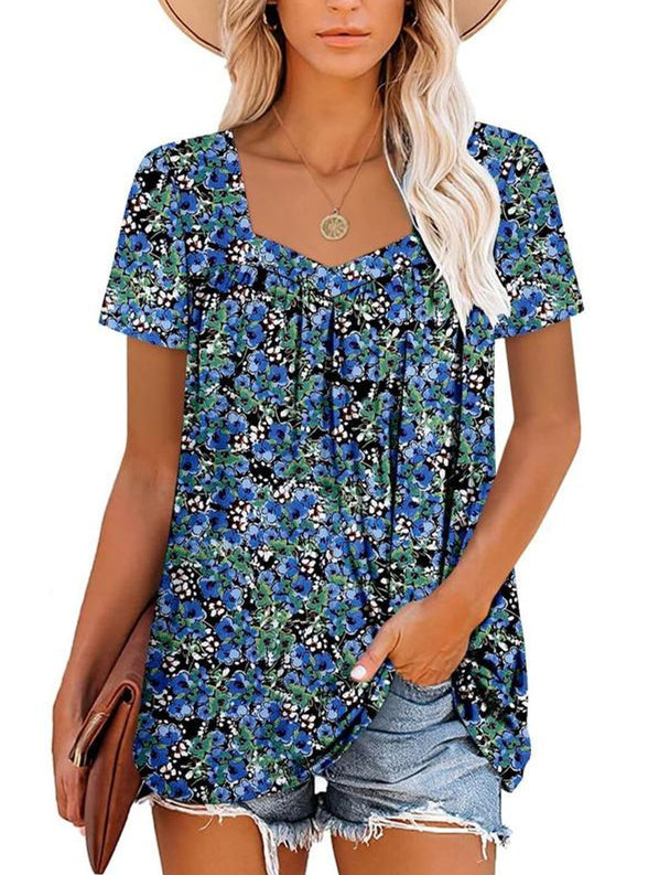 MAY | COZY TUMMY COVERING PRINT TOP