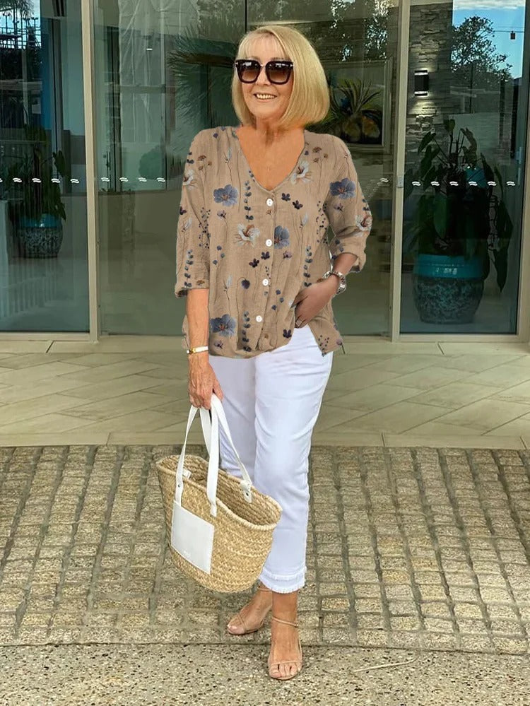 TESS | ELEGANT TUMMY COVERING BLOUSE
