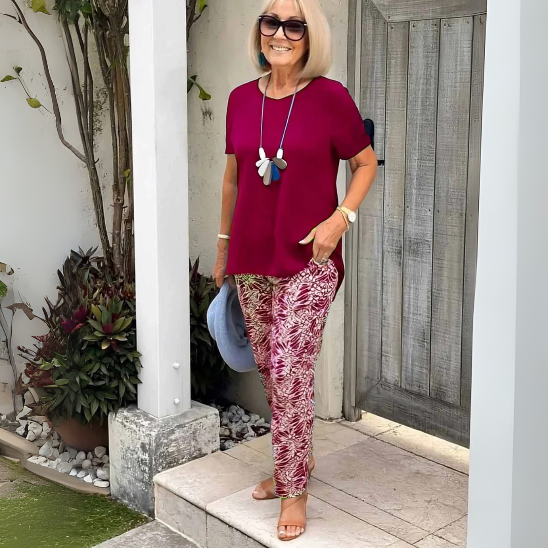 ISOBEL | ELEGANT TUMMY COVERING TWO-PIECE SET