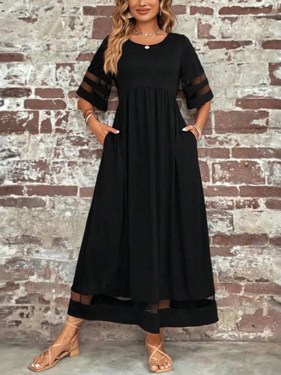 AUBRIELLE | ELEGANT EMPIRE WAIST DRESS