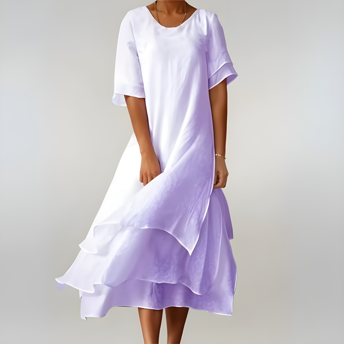 FELICITY | LIGHTWEIGHT TUMMY COVERING ELEGANT DRESS