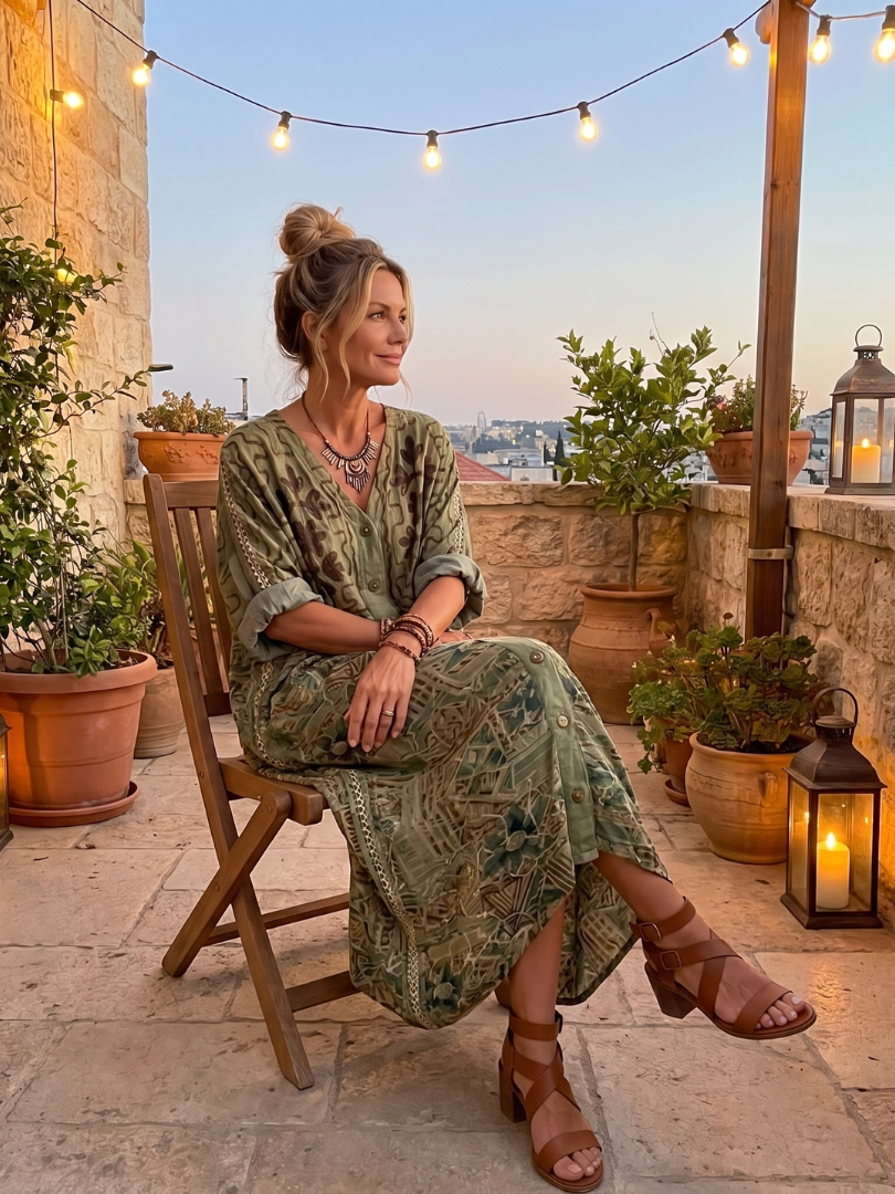 ADRIANA | BUTTON FRONT OVERSIZED POCKET MIDI DRESS