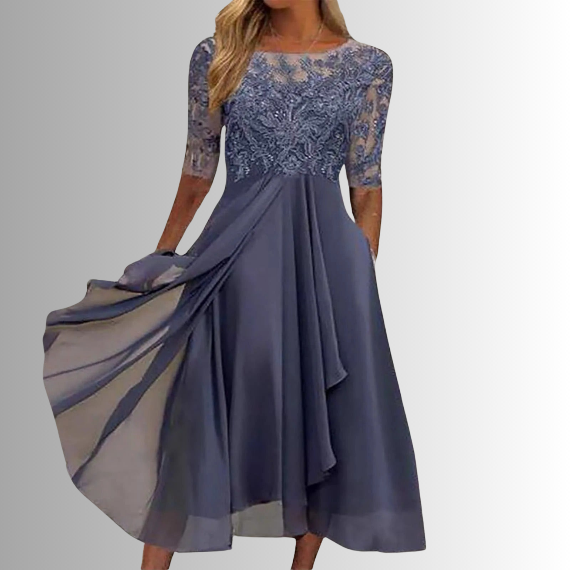 ELARA | REFINED LACE ELEGANT DRESS