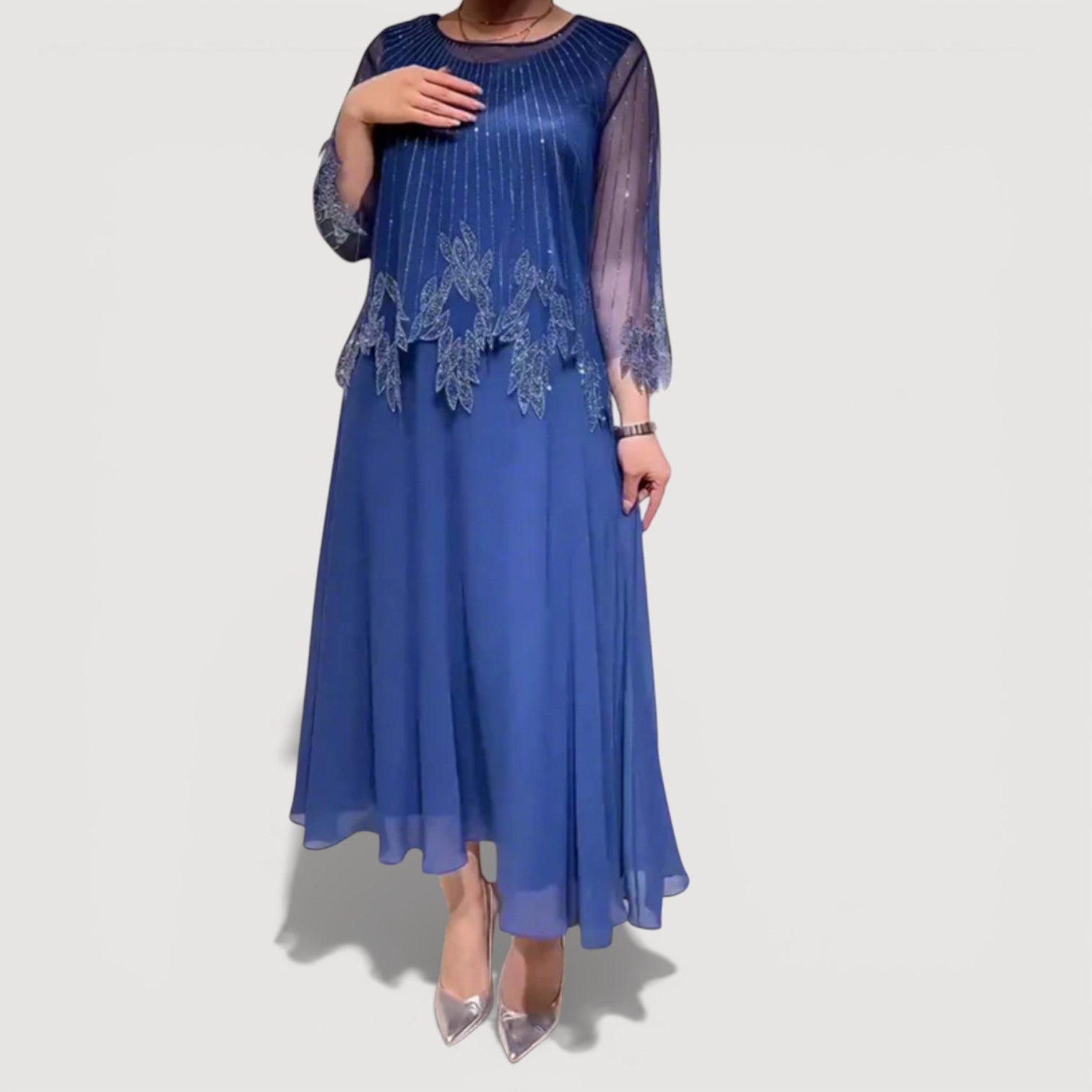ZOE | ELEGANT TUMMY COVERING MIDI DRESS