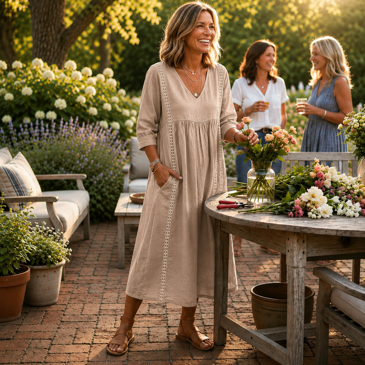 CARMEN | ELEGANT LIGHTWEIGHT MIDI DRESS