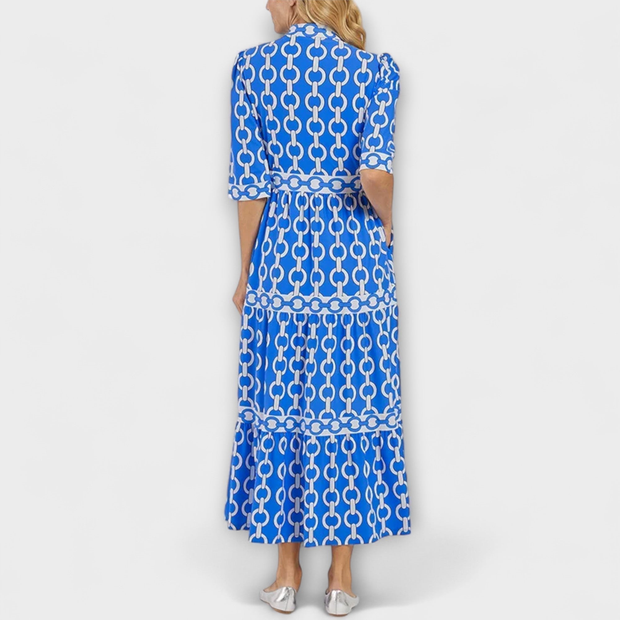 ELLA | ELEGANT MIDI DRESS WITH TUMMY COVERAGE