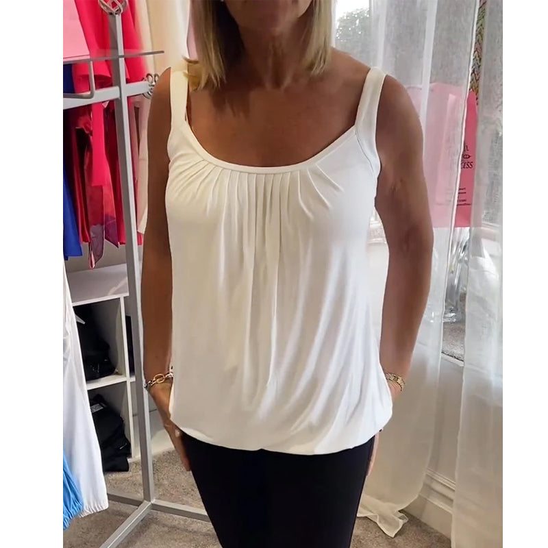 ROSALYN | ELEGANT TUMMY COVERING SLEEVELESS TOP