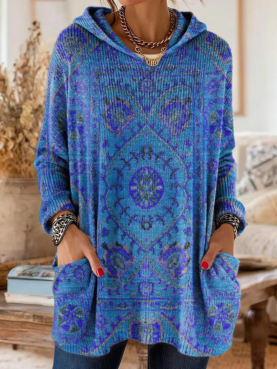 ISLA | COSY HOODED KNIT WITH TUMMY COVERAGE