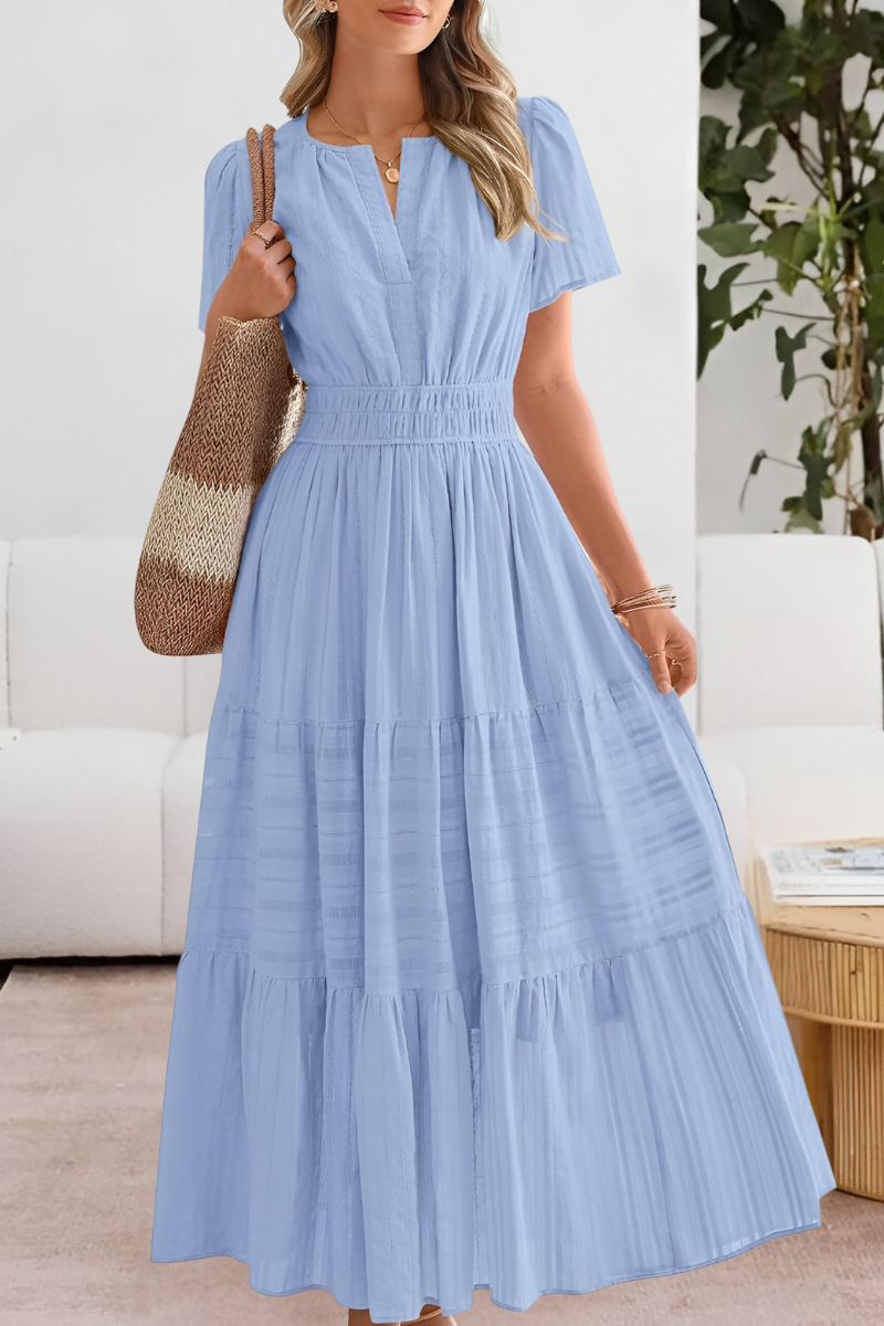 LEILA | ELEGANT TUMMY COVERING SUMMER DRESS