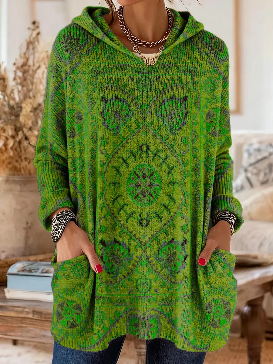 ISLA | COSY HOODED KNIT WITH TUMMY COVERAGE