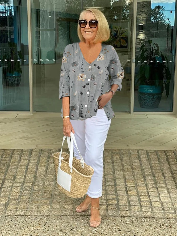 TESS | ELEGANT TUMMY COVERING BLOUSE