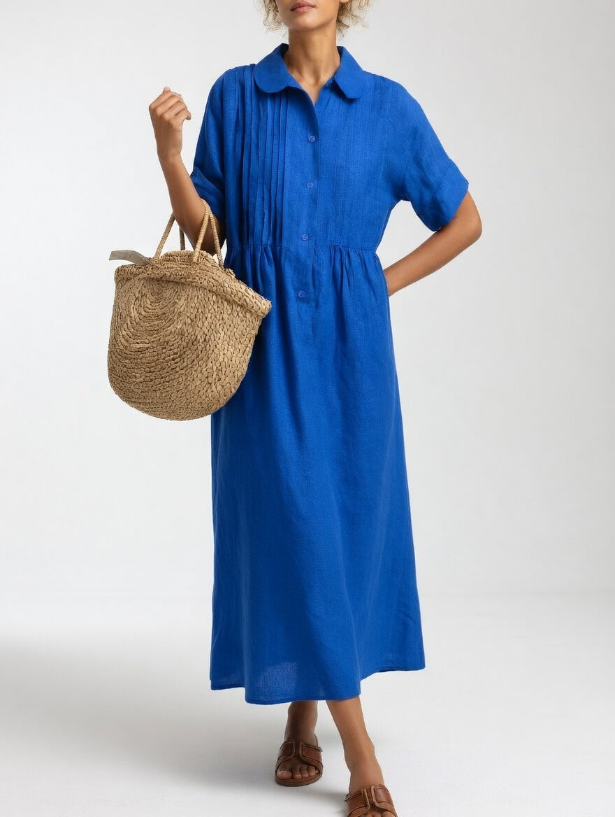 LYSANDRA | STYLISH TUMMY COVERING SHIRT DRESS