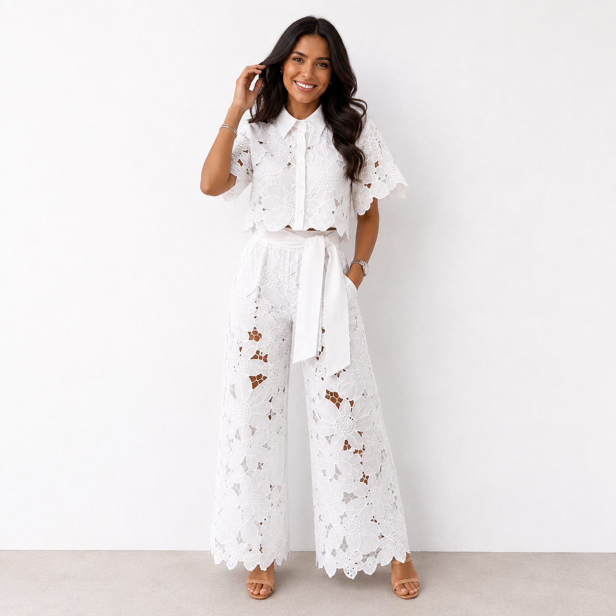 MARLOWE | ELEGANT TUMMY COVERING TWO-PIECE SET