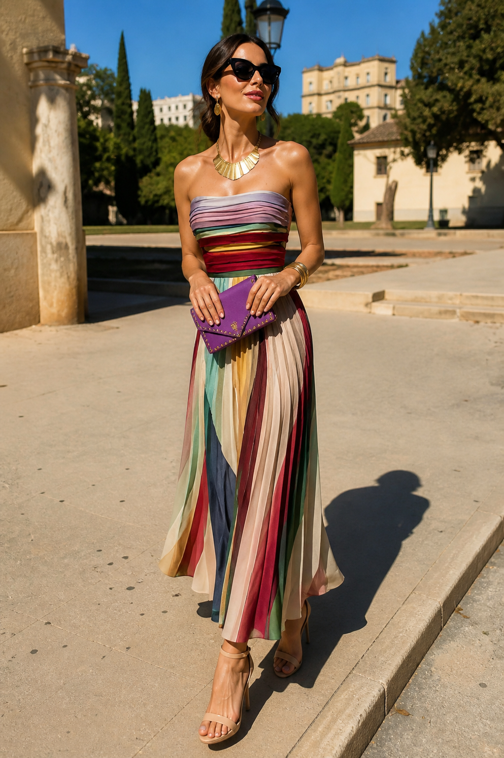 DAISY | ELEGANT TUMMY COVERING MAXI DRESS