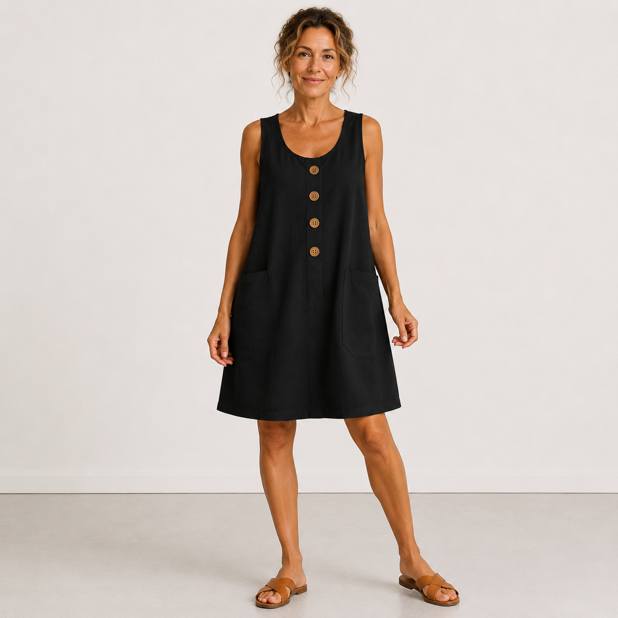 SELMA | COTTON-LINEN SUMMER DRESS