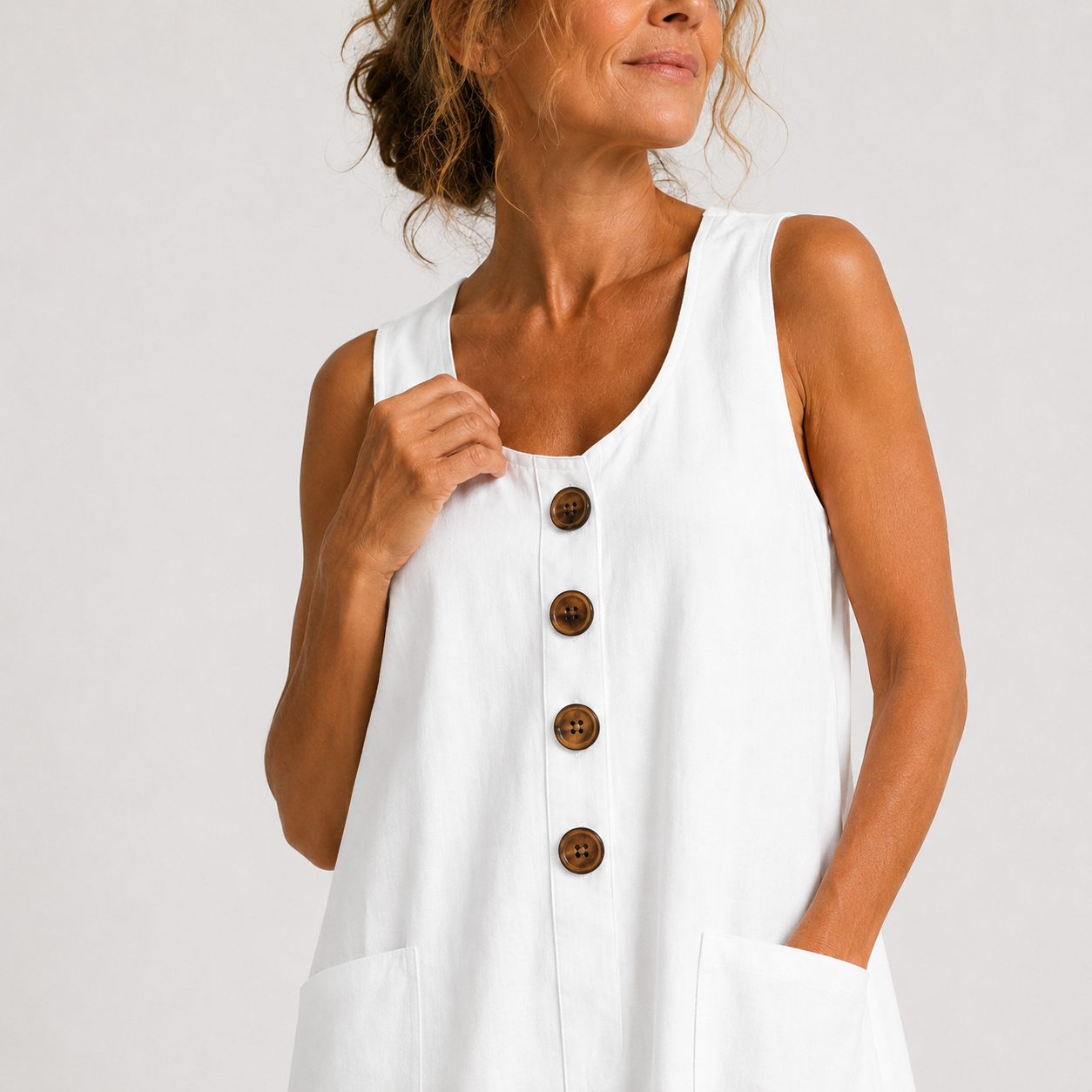 SELMA | COTTON-LINEN SUMMER DRESS