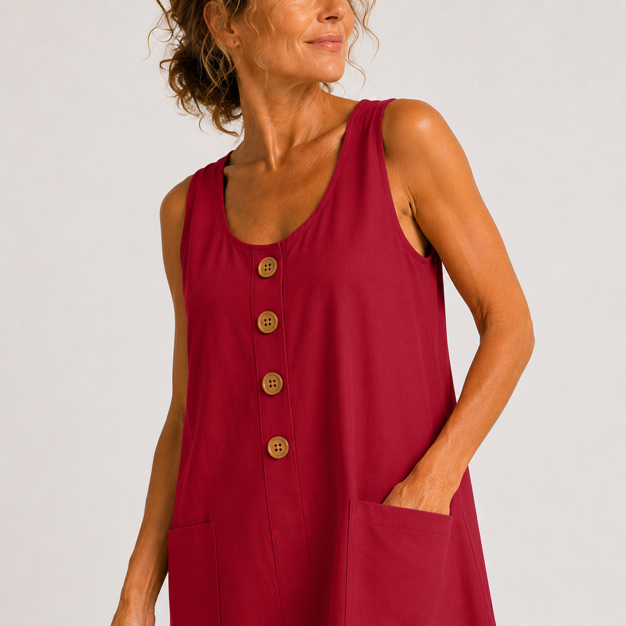 SELMA | COTTON-LINEN SUMMER DRESS