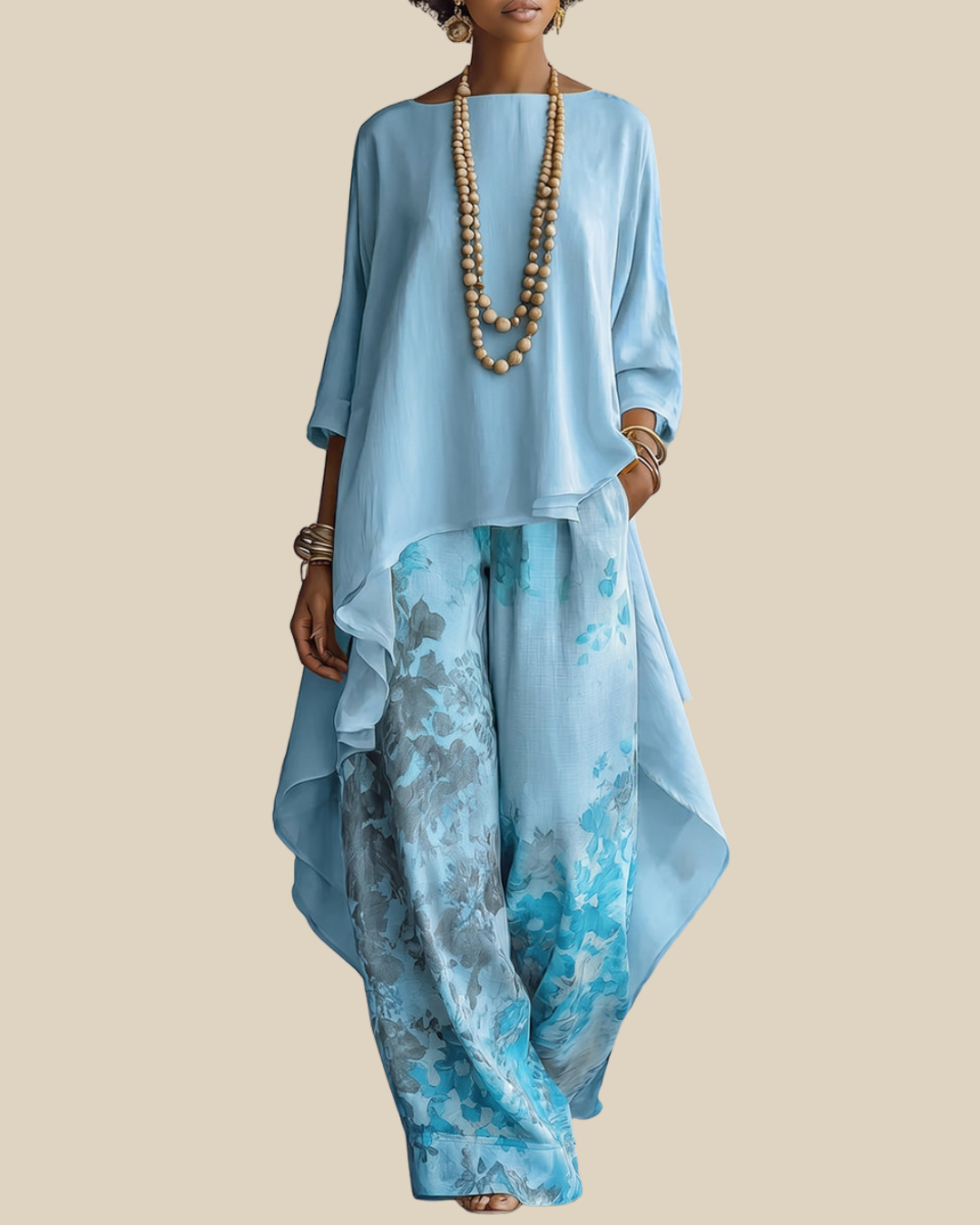 IDA | AIRY FLORAL TWO-PIECE SET