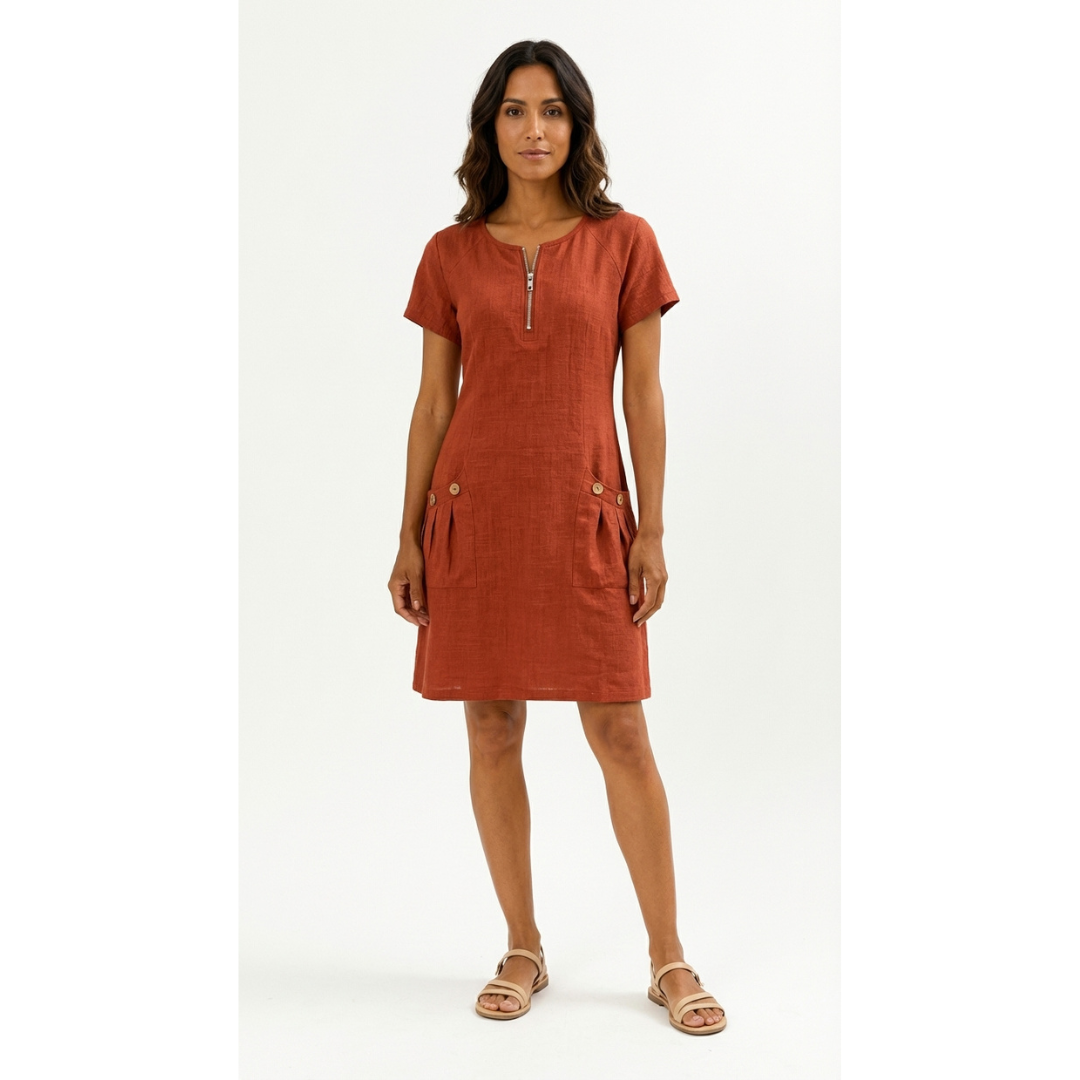 SOPHIE | EASY FIT TUMMY COVERING DAY DRESS