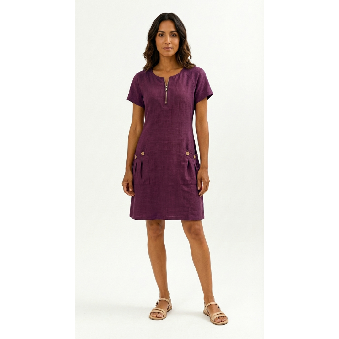 SOPHIE | EASY FIT TUMMY COVERING DAY DRESS