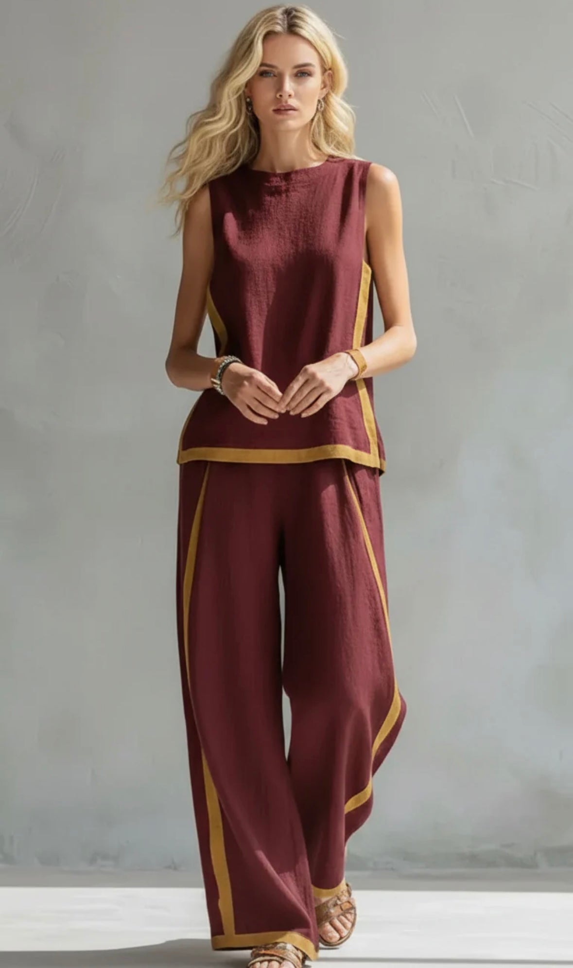 SIENNA | ELEGANT TUMMY COVERING LINEN SET
