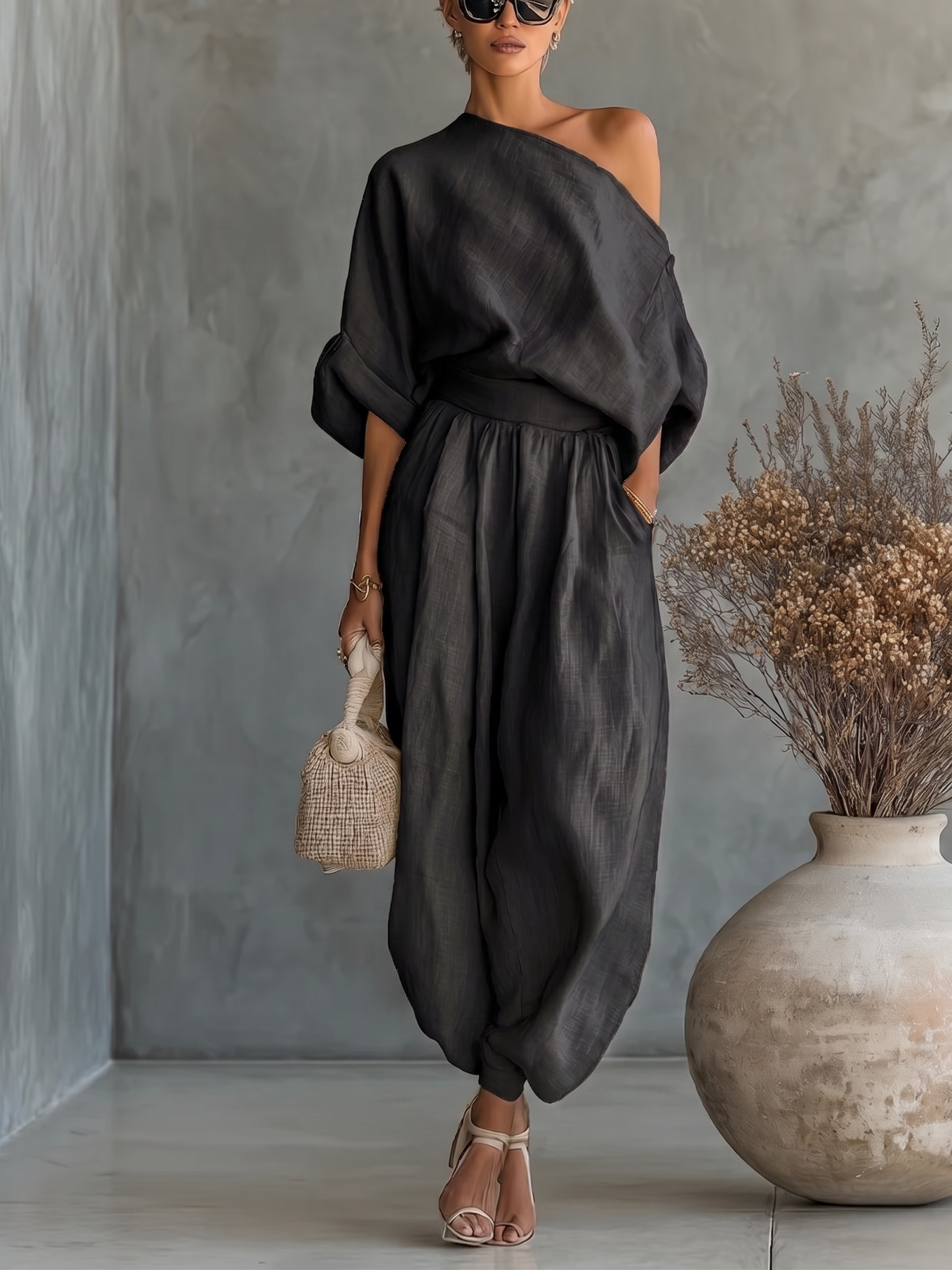 LIA | STYLISH TUMMY COVERING JUMPSUIT