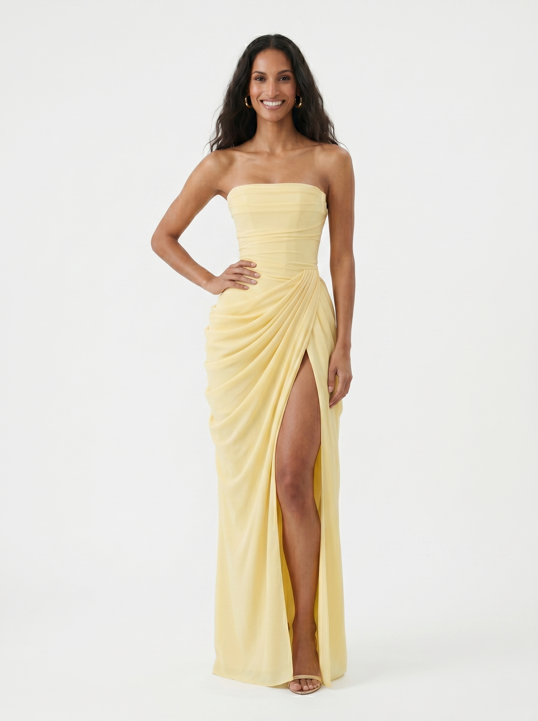 SHANTELLE | ELEGANT STRAPLESS MAXI DRESS