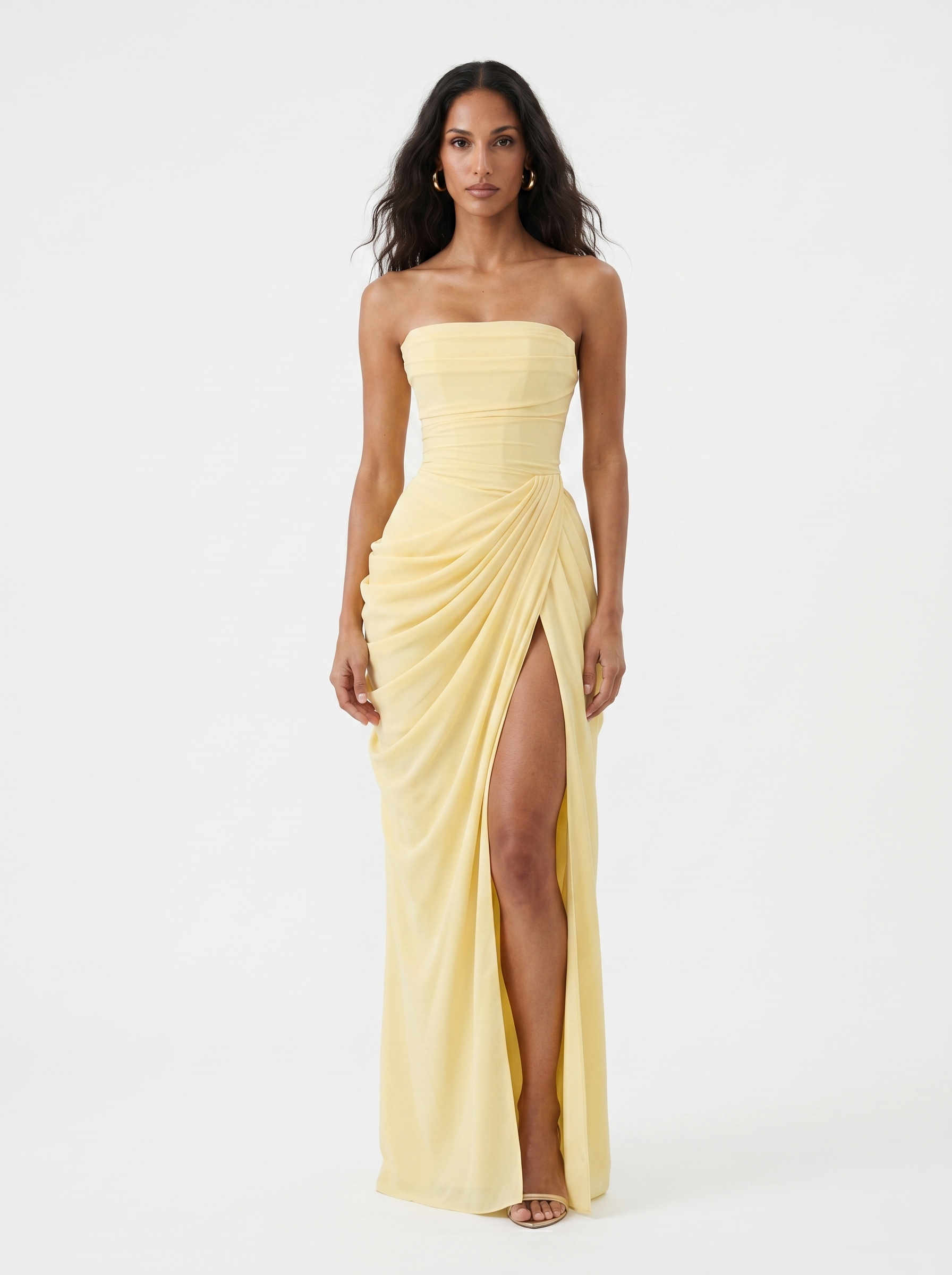 SHANTELLE | ELEGANT STRAPLESS MAXI DRESS