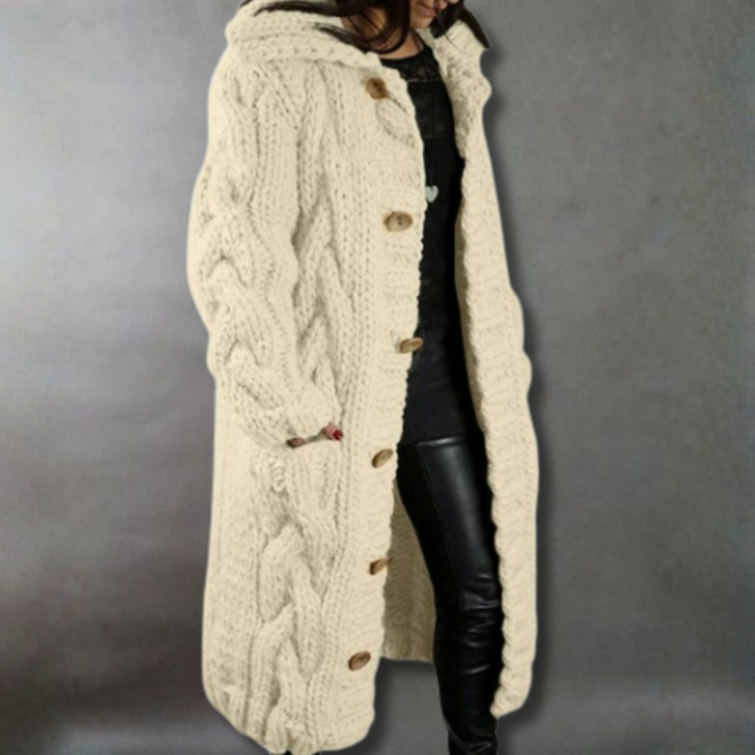KARINA | COZY CABLE-KNIT COAT
