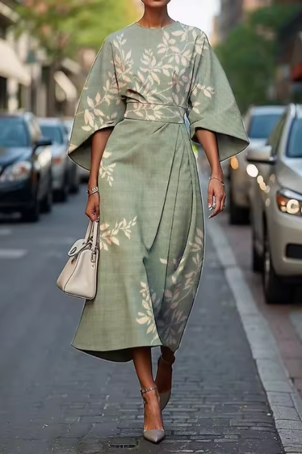 VALERIA | ELEGANT FLORAL DRESS
