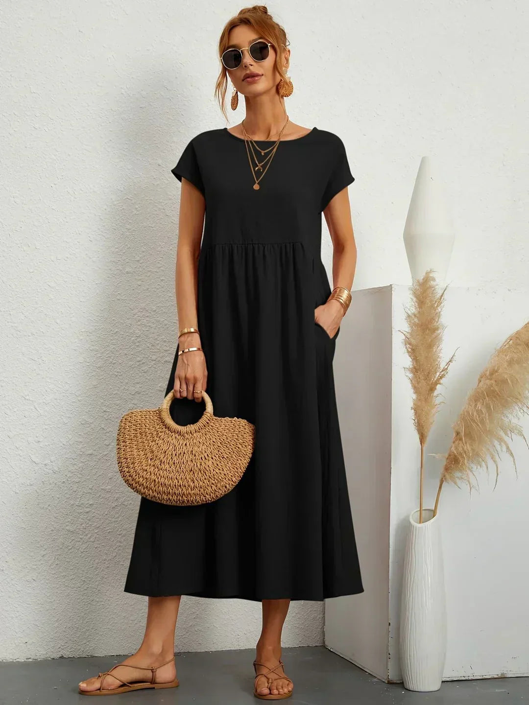SELINA | STYLISH MIDI DRESS