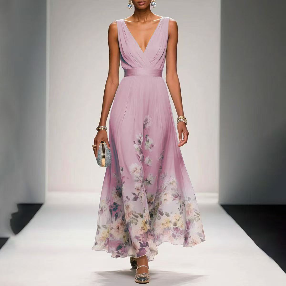 CINDY | ELEGANT TUMMY COVERING SUMMER DRESS