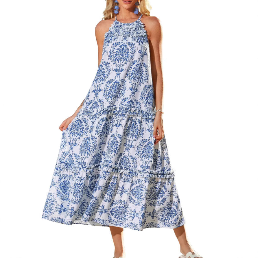 EMILY | COLOURFUL MAXI DRESS WITH TUMMY COVERAGE
