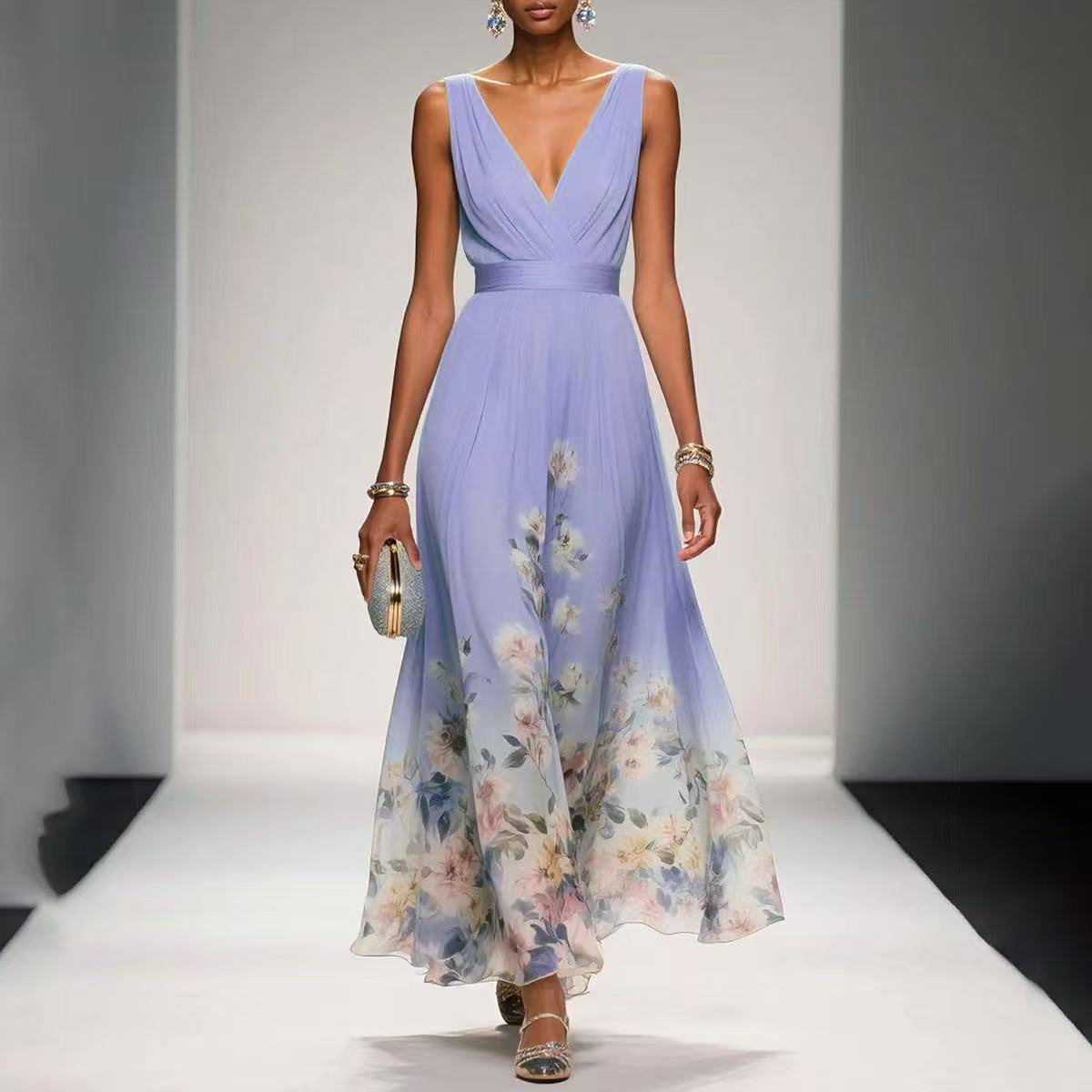 CINDY | ELEGANT TUMMY COVERING SUMMER DRESS
