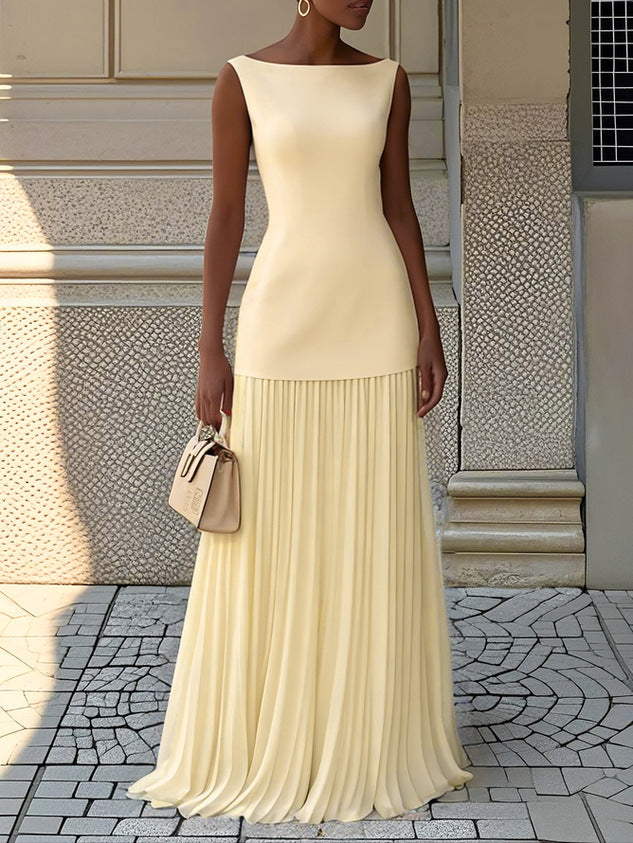 CHARLOTTE | ELEGANT MAXI DRESS WITH TUMMY COVERAGE