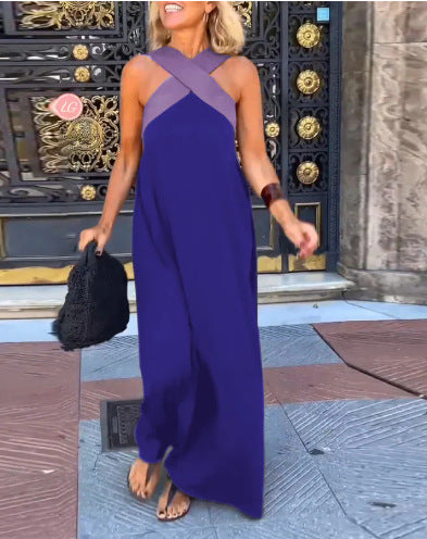 ELARA | FLOWING MAXI DRESS WITH TUMMY COVERAGE